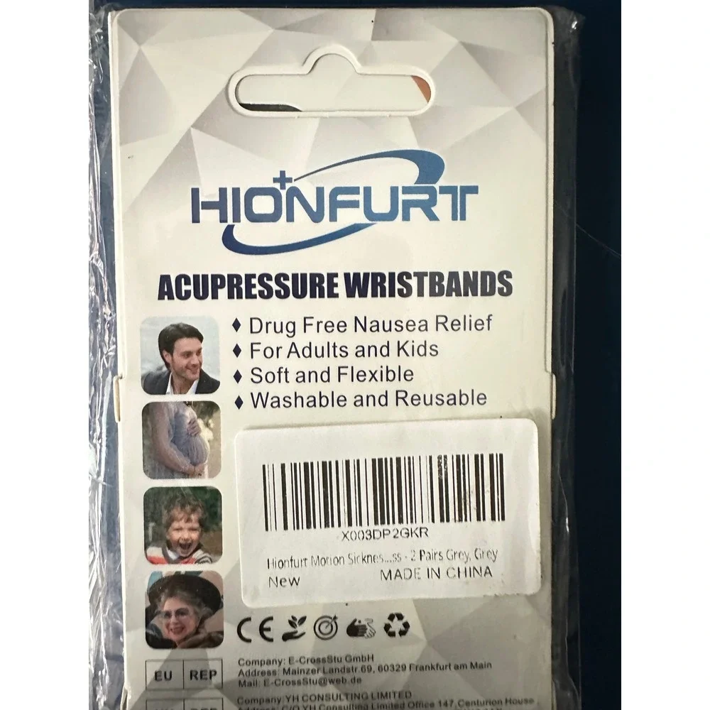 Hionfurt Acupressure Wristbands Drug Free Nausea Relief for Adults‎ and Kids